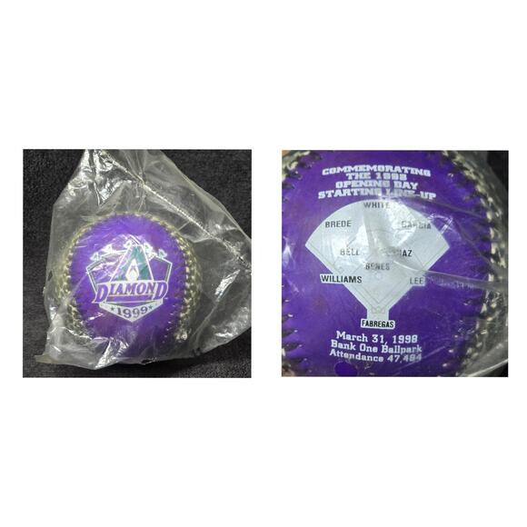 Arizona Diamondbacks Baseball 1999 Starting Line-Up Ball McDonalds MLB Collect - Picture 1 of 6